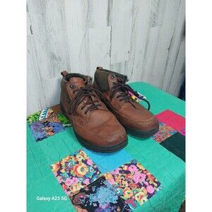 Abeo 24/7 Ridley Boots Lace Up Slip Resistance Brown Men's Size 11.5
